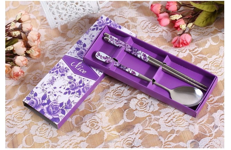 Bộ muỗng đũa cơm trưa văn phòng inox cao cấp, thuận tiện đi du lịch