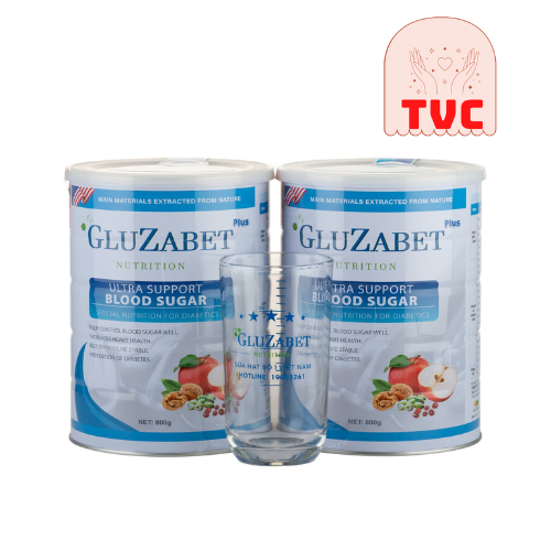 Gluzabet 800G , Sữa Non Dinh Dưỡng Dành Cho Người Tiểu Đường Giúp Điều Hòa Huyết Áp và Ngăn Ngừa Biến Chứng tiểu Đường