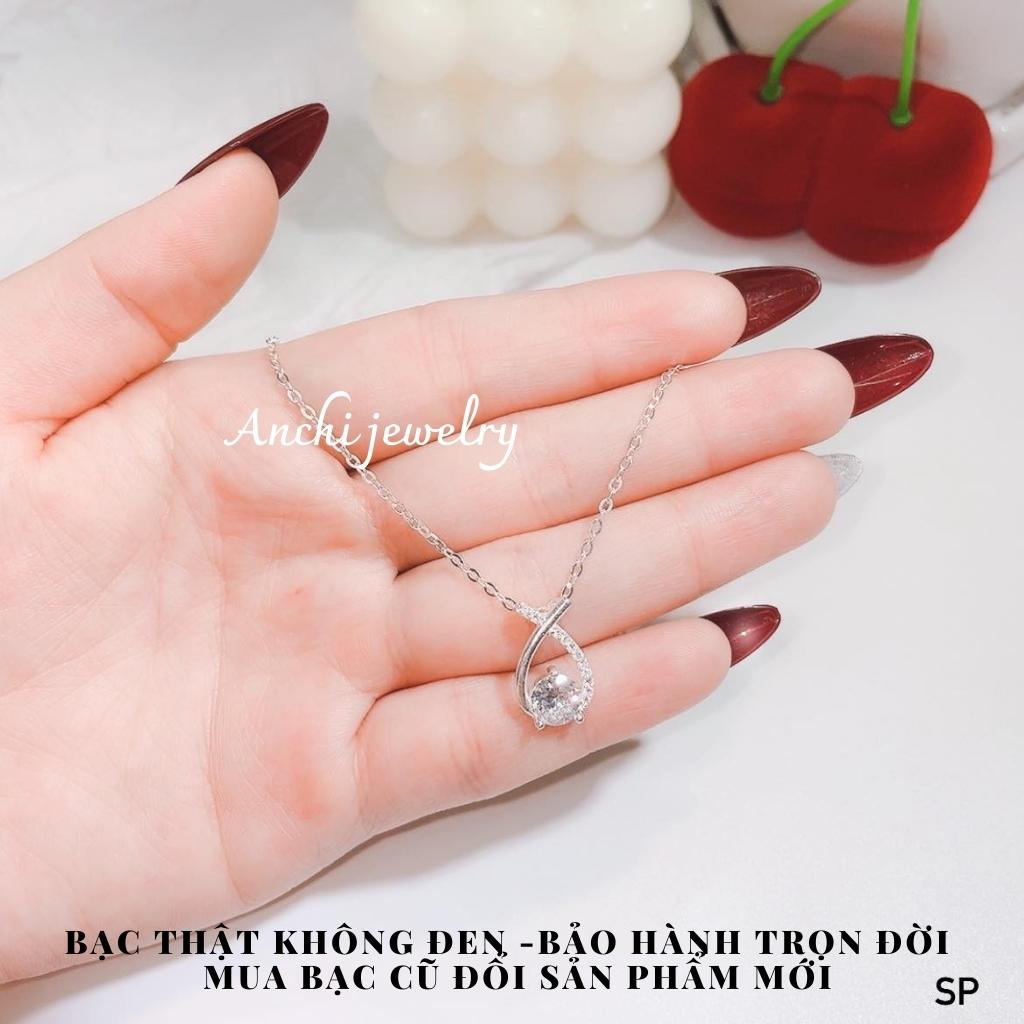 Dây chuyền bạc mặt ngôi sao,Dây chuyền nữ trẻ trung thanh lịch,Anchijewelry