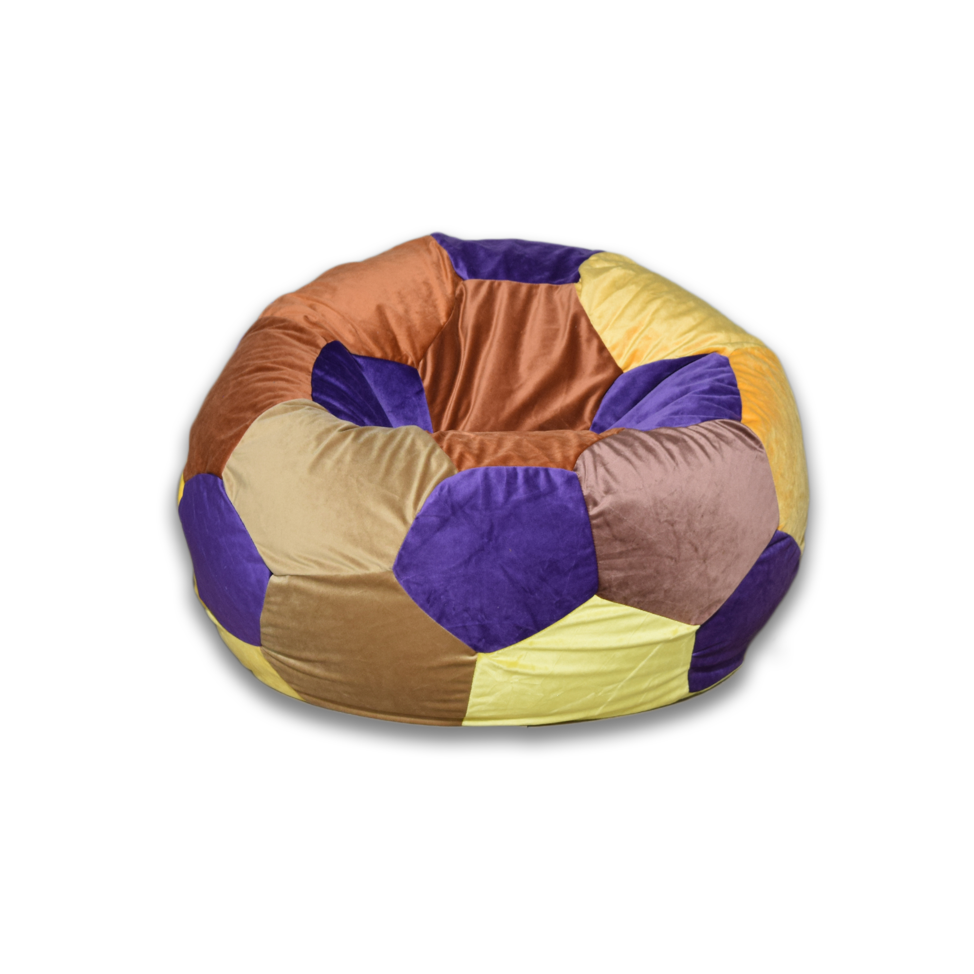 GHẾ LƯỜI QUẢ BÓNG (BALLY BEANBAG) SIZE NHỎ - CHẤT LIỆU NHUNG - PHỐI MÀU NGẪU NHIÊN