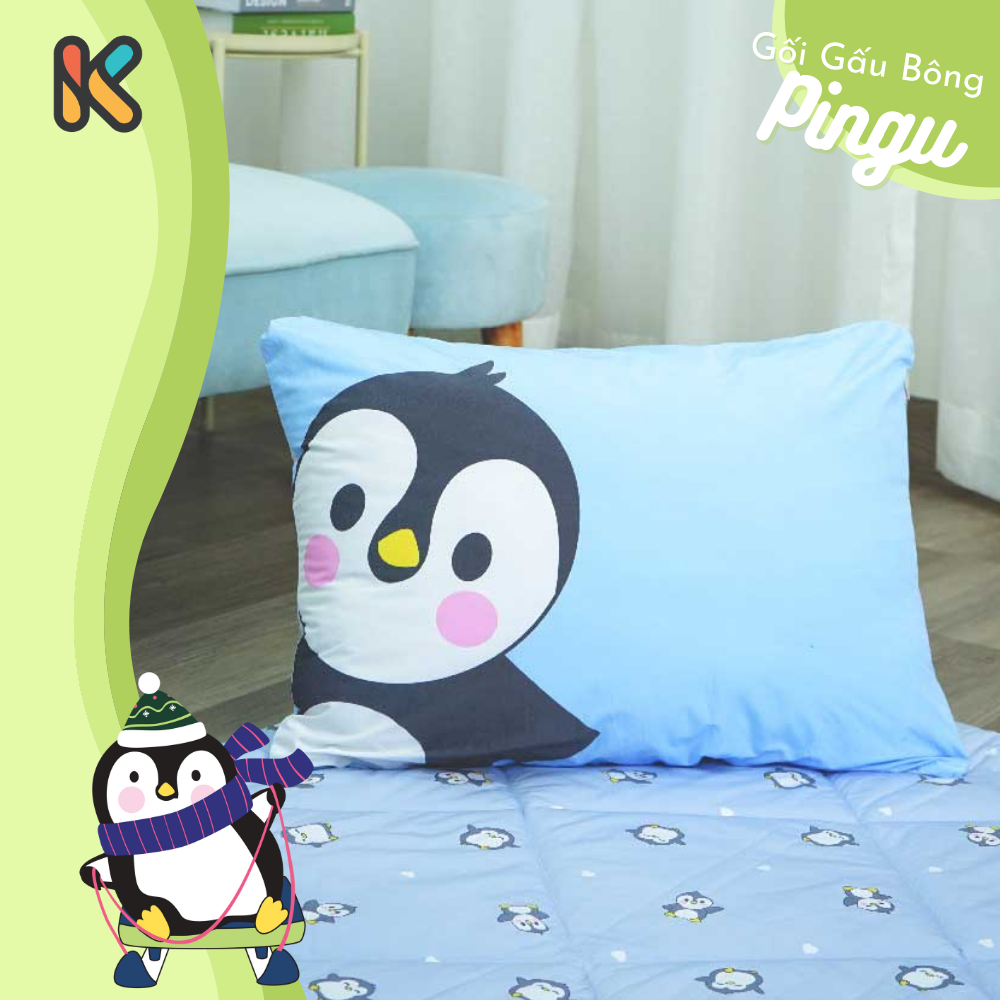 Gối Em Bé Pingu K-Bedding