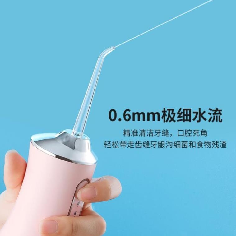 Tăm nước, Máy Tăm Nước Cầm Tay,Tăm Nước Vệ Sinh Răng Miệng Oral irrigator - Sạc USB, Chống Nước, Công nghệ Châu Âu