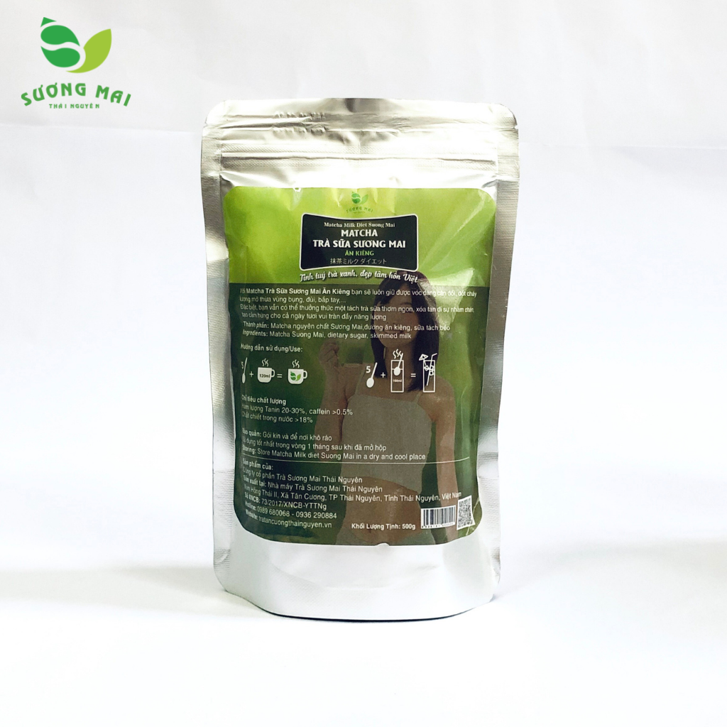 Matcha trà sữa ăn kiêng