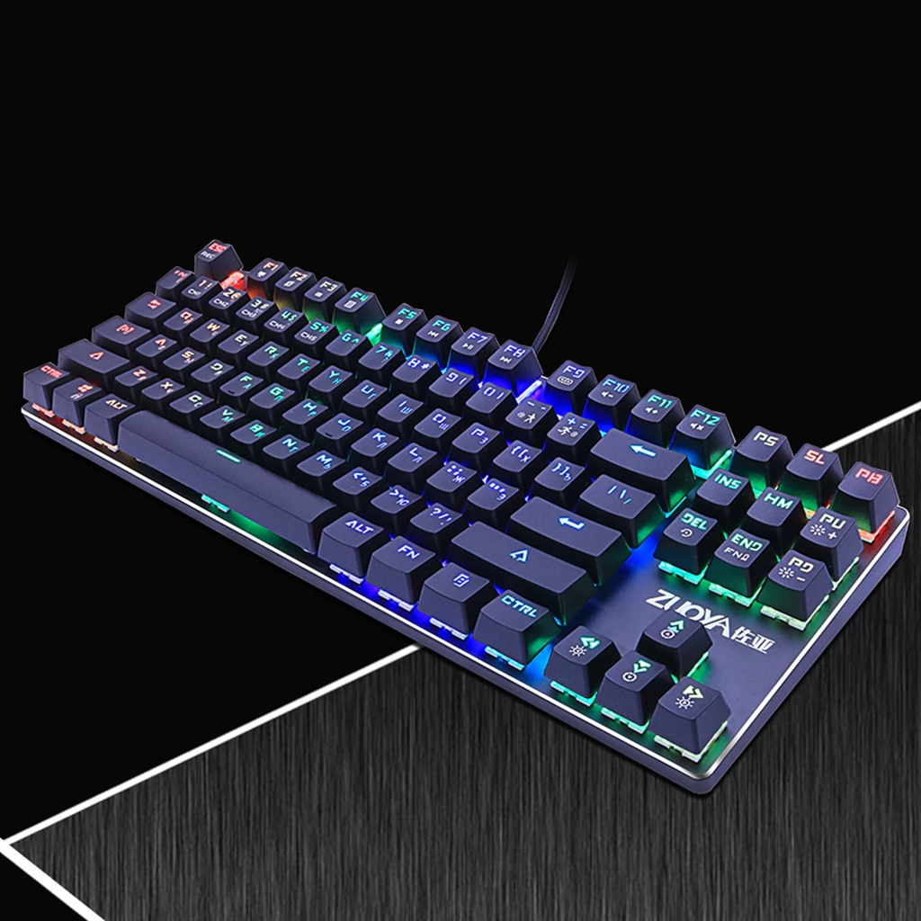 Combo Bộ Bàn Phím Chuột Gaming Và Tai Nghe Chụp Tai Máy Tính Chơi Game Bàn Phím Cơ X51 Led RGB + Chuột V6 + Tai Nghe Q9 - Hàng Chính Hãng
