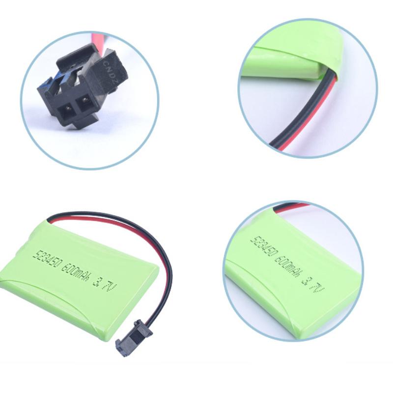 523450 Pin sạc Li-ion 3.7V 600mAH và sạc USB cho đồ chơi RC K9 Màu sắc: CHỈ CÓ pin