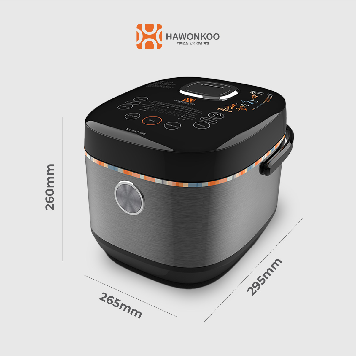 Nồi Cơm Điện Tử HAWONKOO RCH-180 1,8 Lit Nấu Cơm Ngon Hàng Chính Hãng Bảo Hành 12 Tháng - Thương Hiệu Hàn Quốc