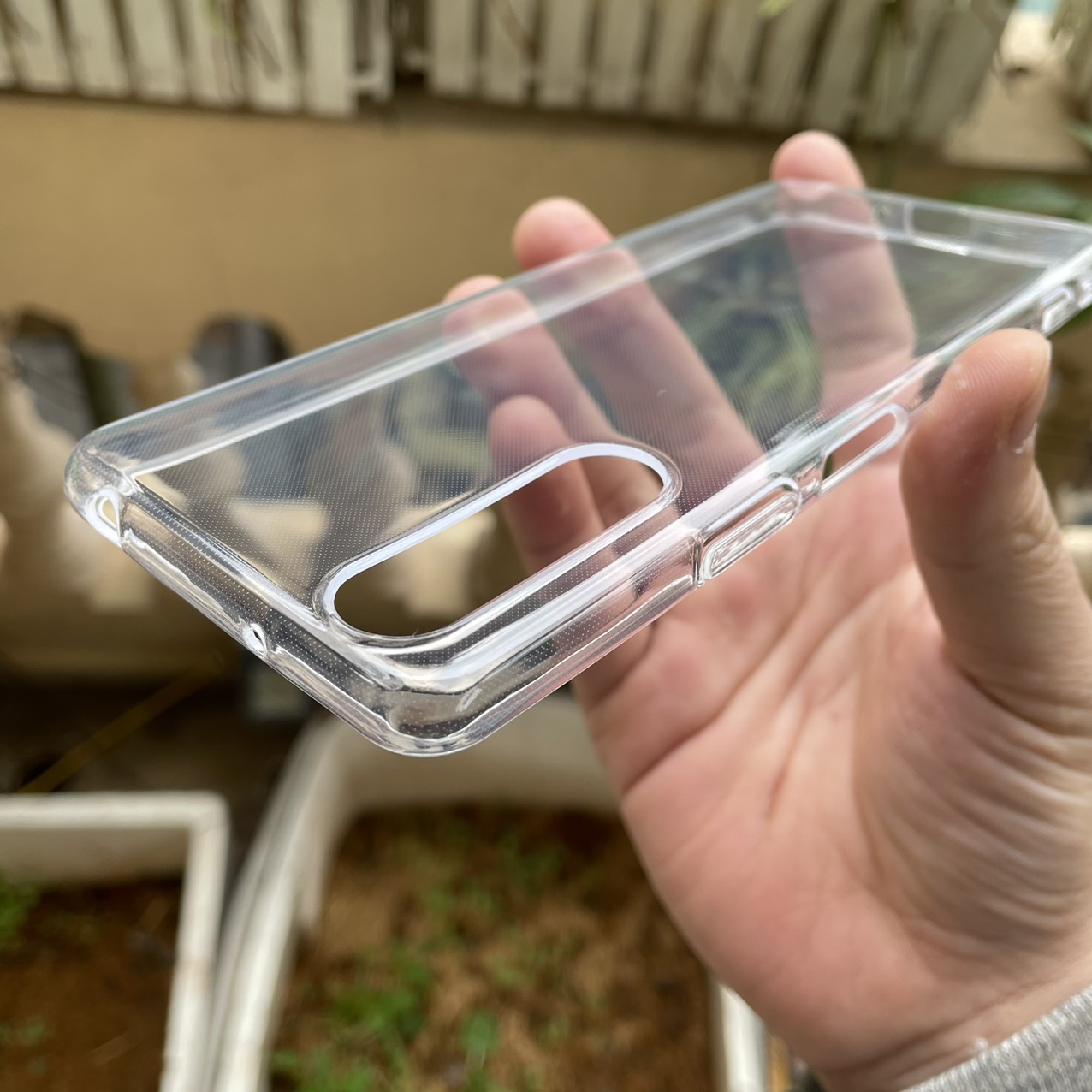 Ốp silicon cho Sony Xperia 5 II - Silicon trong suốt hãng GOR Hàng nhập khẩu