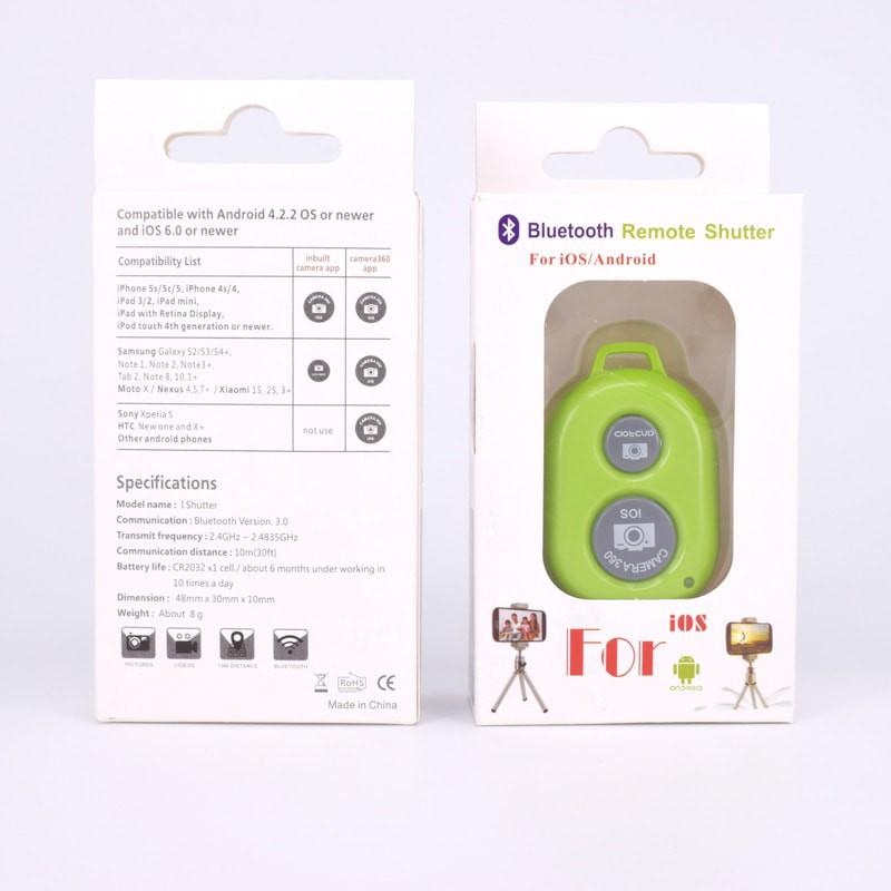 Remove Shutter bấm bluetooth điều khiển từ xa chụp ảnh tự động Iphone Ipad