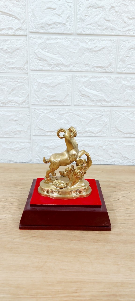 Tượng Dê Phong Thủy Bằng Đồng