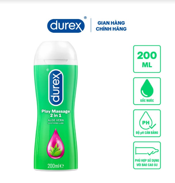 Durex Gel Bôi Trơn Play Massage 2 - in- 1 200ml