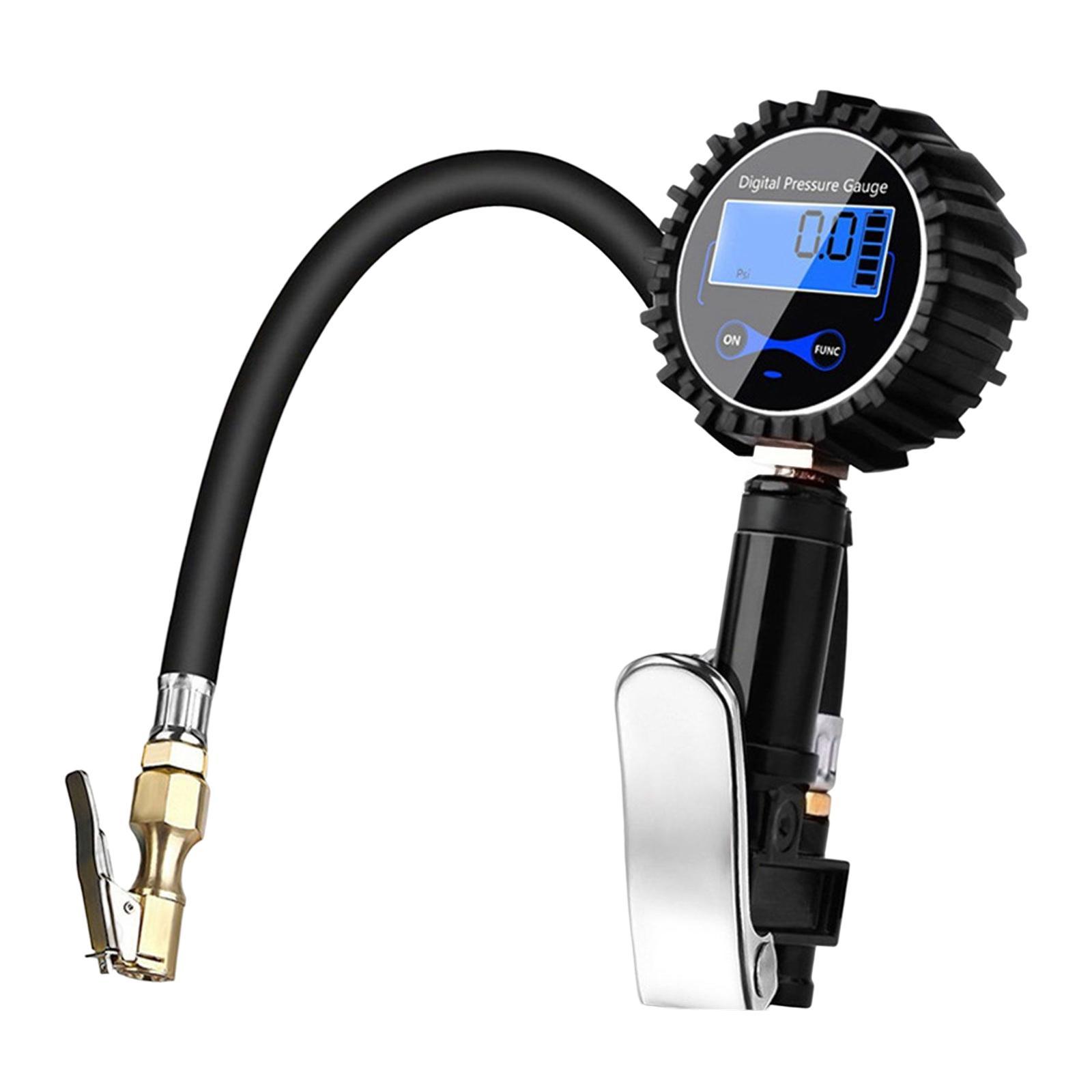 Digital Tyre Inflator Pump 3-200PSI with Pressure Gauge LCD
