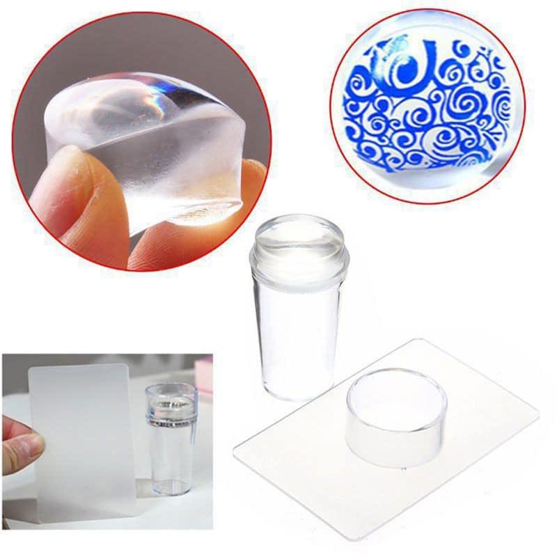 Dấu in móng Silicon, trang trí móng siêu bền