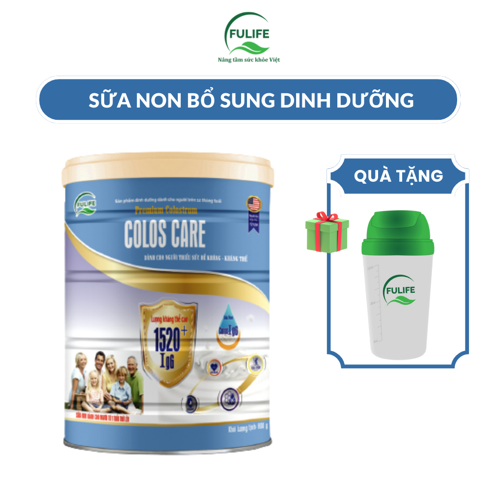 Sữa Non Colos Care Tăng Sức Đề Kháng Và Hệ Miễn Dịch, Bổ Sung Dinh Dưỡng - Lon 400g/800g