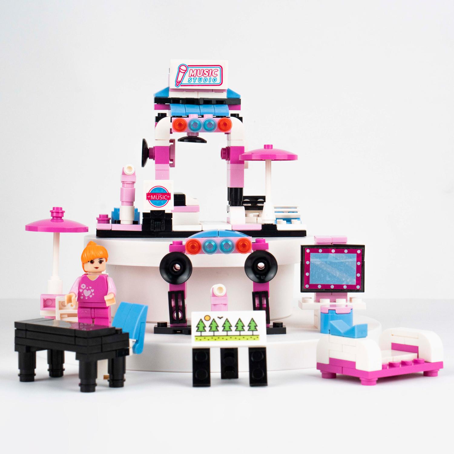 Đồ Chơi Lắp Ráp Trung Tâm Giải Trí 6 Trong 1 - Entertainment Center - Toys&amp;Joys 8527 (143 Mảnh Ghép)