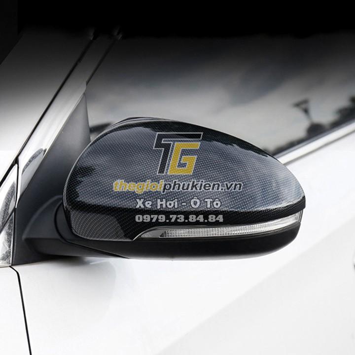Bộ ốp gương chiếu hậu Hyundai Tucson vân Carbon cap cấp