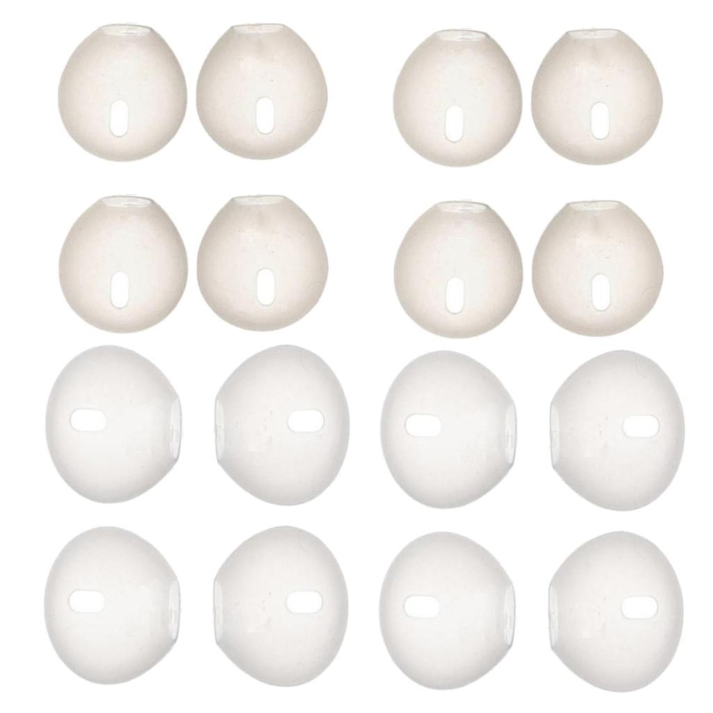 4 Pairs XReplacement Silicone Gel Ear Tips Buds In-ear Earphone Eartips