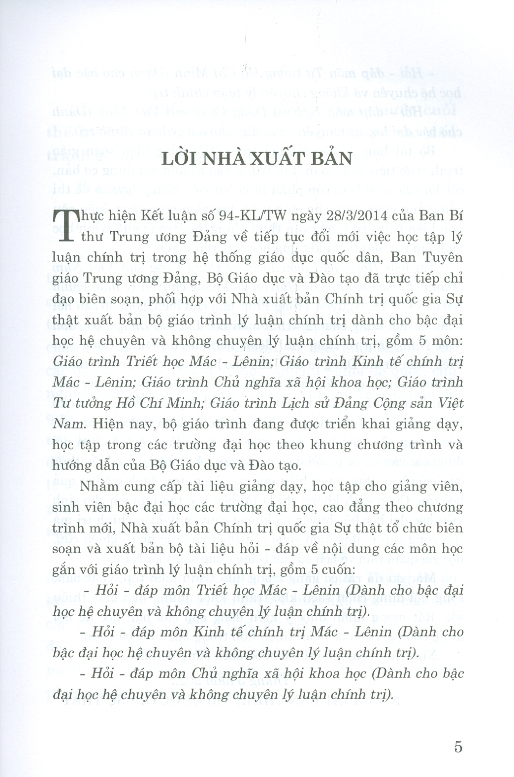 Hỏi - Đáp Môn Lịch Sử Đảng Cộng Sản Việt Nam