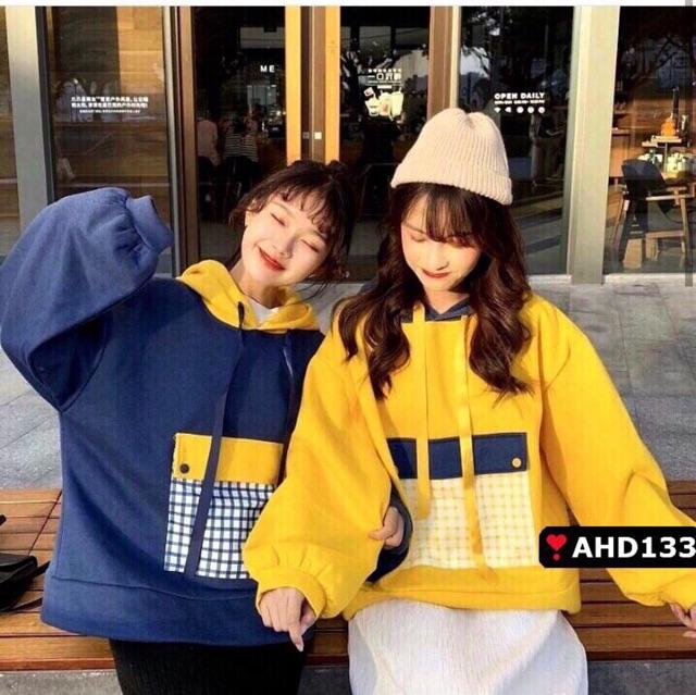 Áo hoodie nữ túi hộp