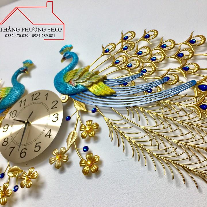 Đồng Hồ Treo Tường Chim Công Uyên Ương TP-031