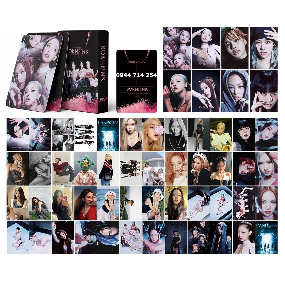 Trọn bộ 55 Lomo Card Blackpink Pink Venom Bornpink 2022