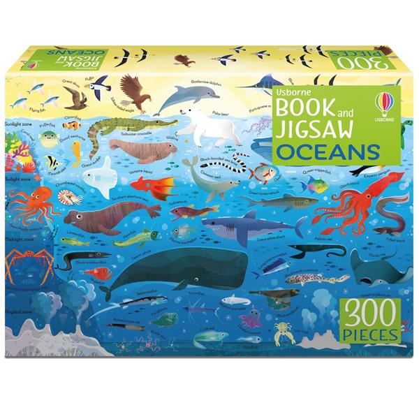 Usborne Book And Jigsaw Oceans