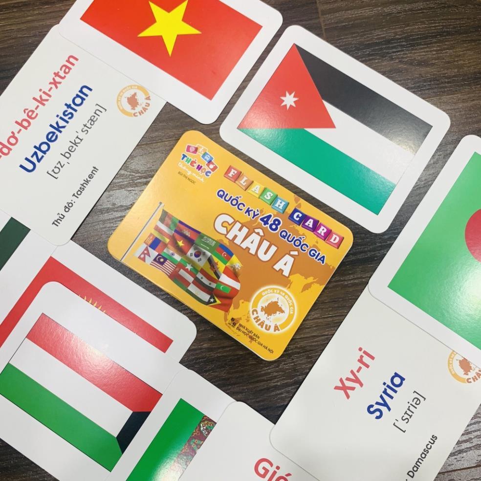 Flash Card Cờ Các Nước - Quốc Kỳ Các Quốc Gia Trên Thế Giới