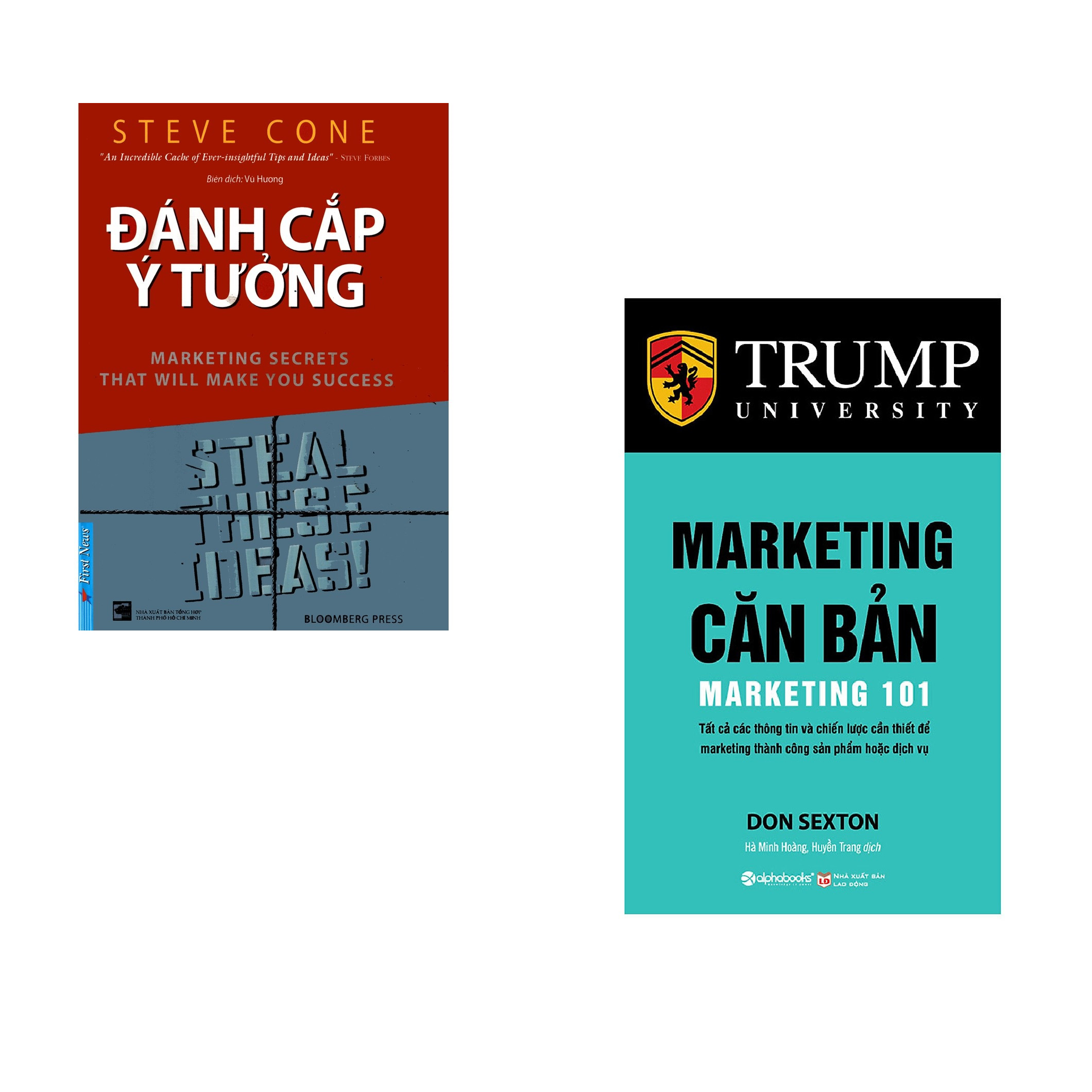 Combo 2 cuốn sách: Đánh Cắp ý Tưởng + Marketing Căn Bản