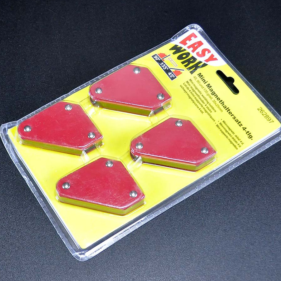 Bộ 4 ke góc nam châm mini cho thợ hàn cửa hoa cửa sắt