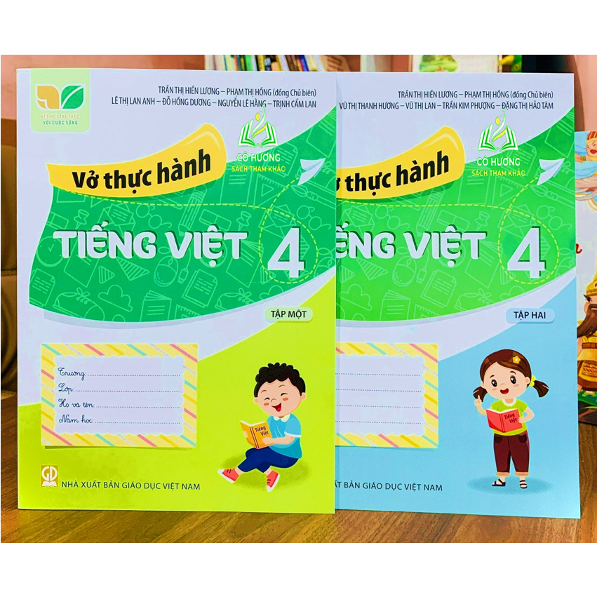 Sách - Combo vở thực hành tiếng việt 4 - tập 1 + 2