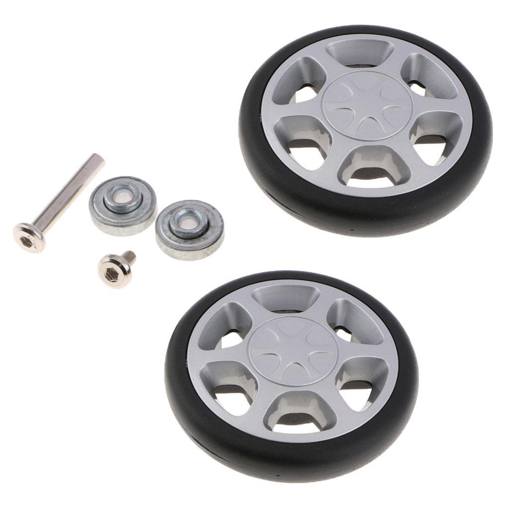 1 Set Luggage Wheels Replacement Suitcase Trolley Case DIY Casters 8218A-A