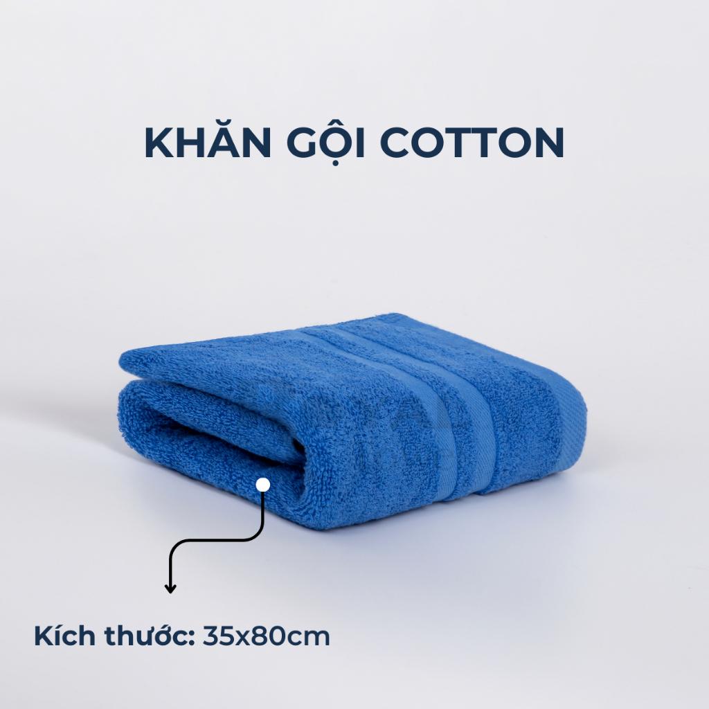 Khăn lau đầu khăn gội Royal 35x80cm với sợi bông cotton dày thấm hút tốt