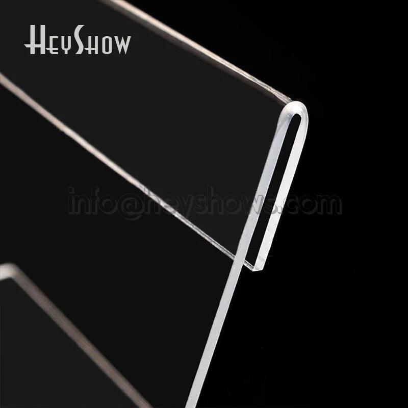 Acrylic Menu L mini, bảng giá mica, thông tin sản phẩm, kệ, bảng tên buffet mini