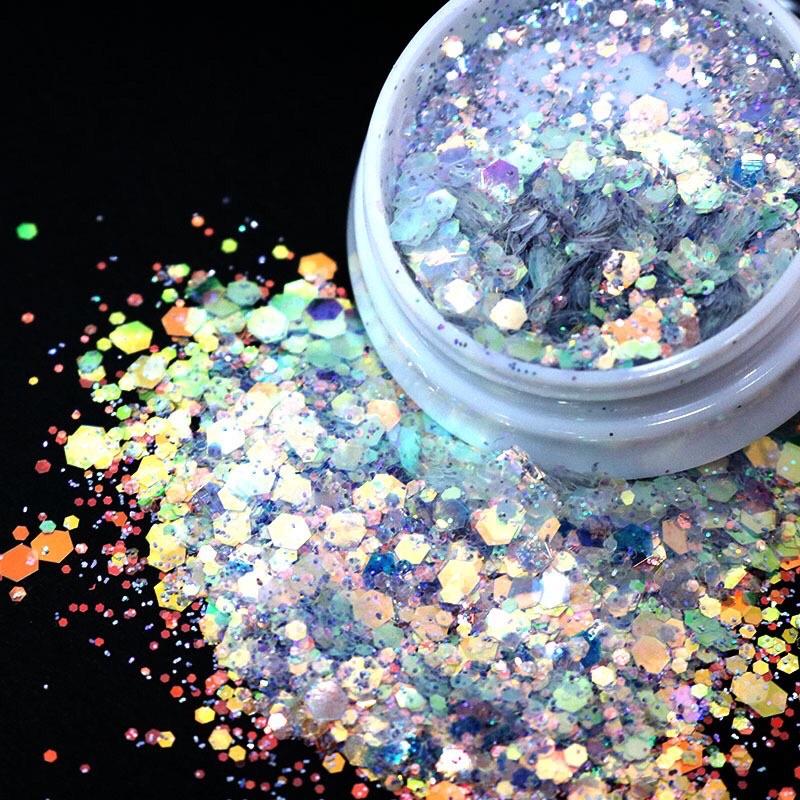 Kim Tuyến Hologram Ngũ Sắc Xà Cừ Hũ 50ml-3 - Trường Thịnh Sài Gòn