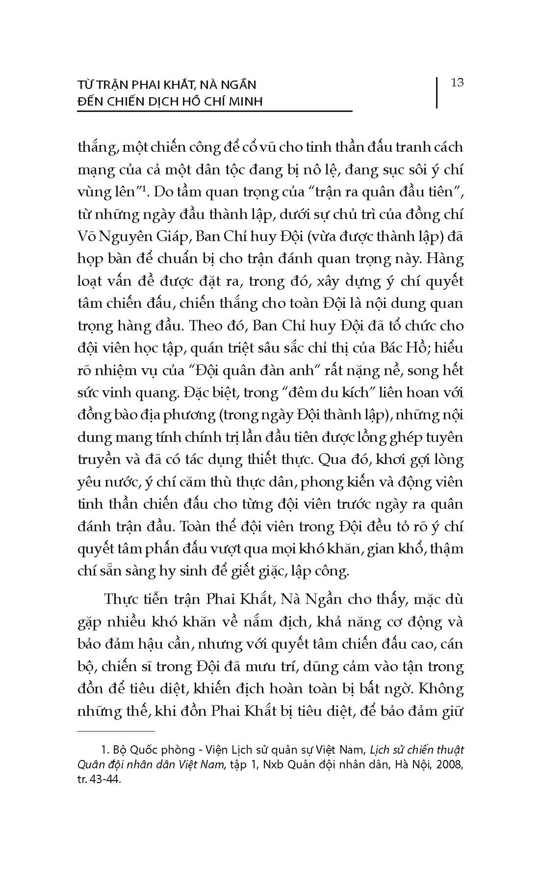 Từ trận Phai Khắt, Nà Ngần  Đến Chiến Dịch Hồ Chí Minh