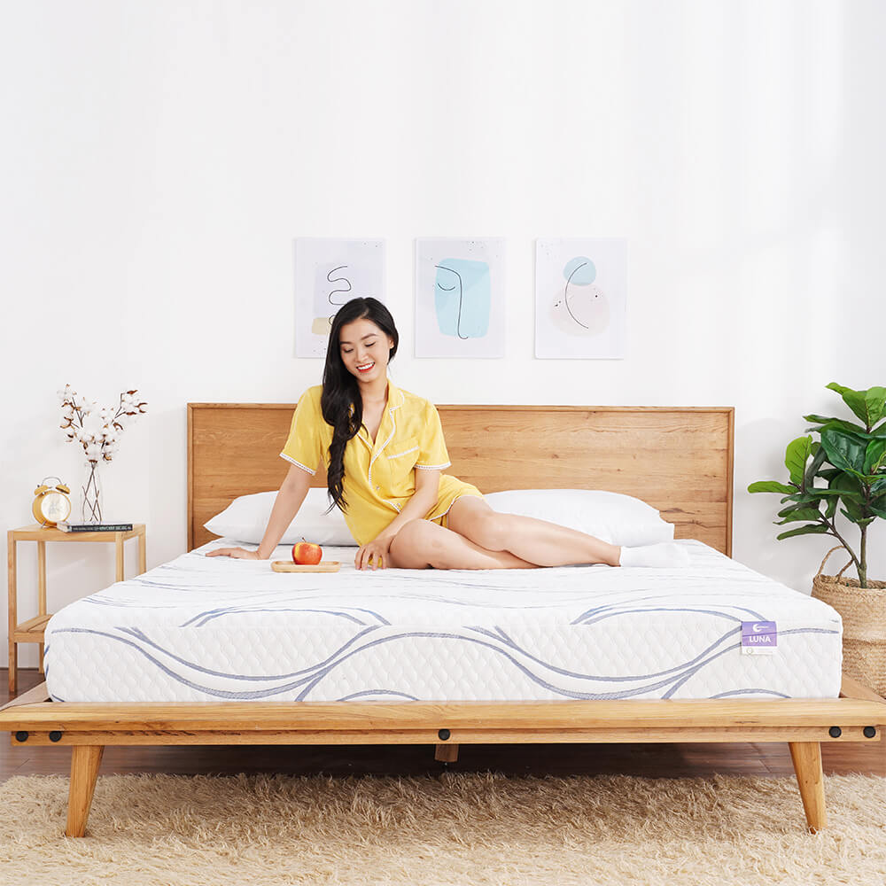 Nệm Foam Premium Goodnight Luna 3zones thoáng khí, êm ái