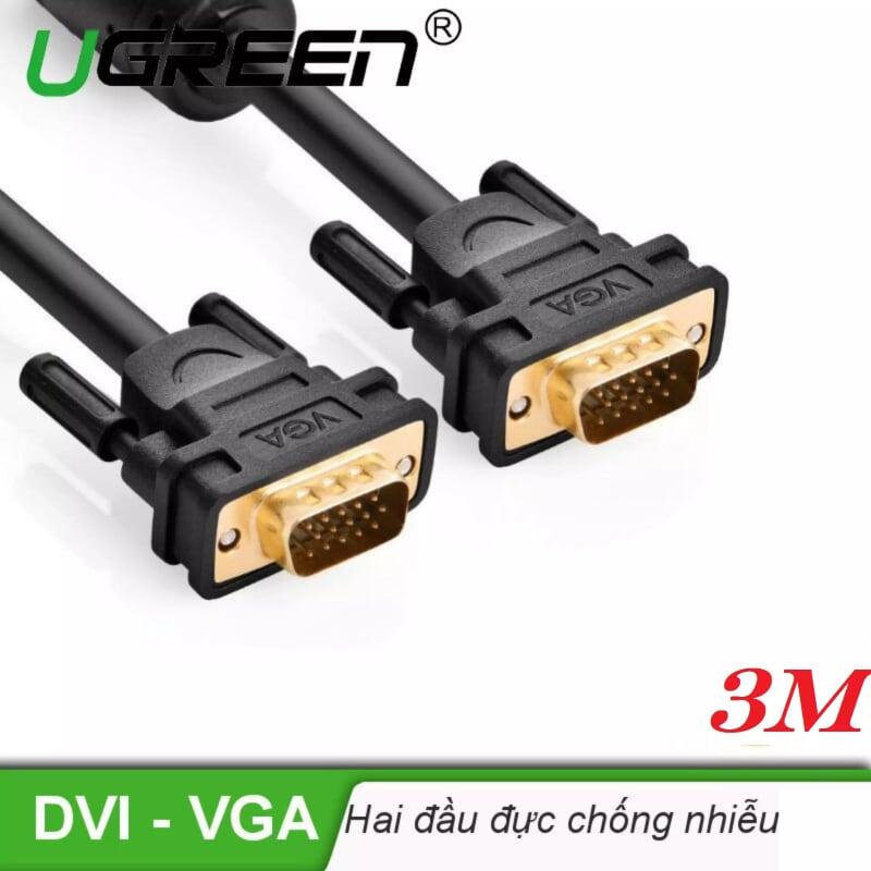 Ugreen UG11631VG101TK 3M màu Đen Cáp tín hiệu 2 đầu VGA - HÀNG CHÍNH HÃNG