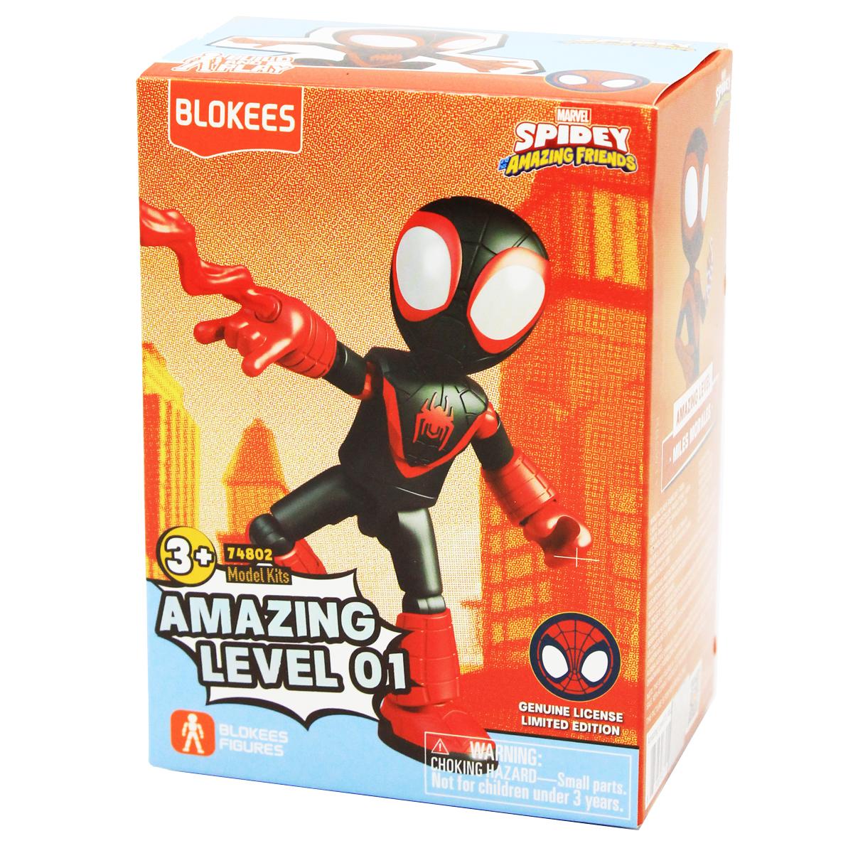 Đồ Chơi Lắp Ráp Mô Hình Marvel Spidey - AL01 Miles - Blokees 74802