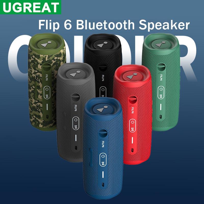 Flip6 Wireless Bluetooth Phiên bản 5.1 Loa âm thanh di động Thẻ đa chức năng Thẻ ngoài trời TWS Bluetooth Audio Subwofer Stereo Color: Red