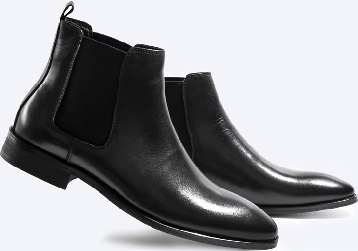 Giày Da Nam Chelsea Boot  Cao Cấp