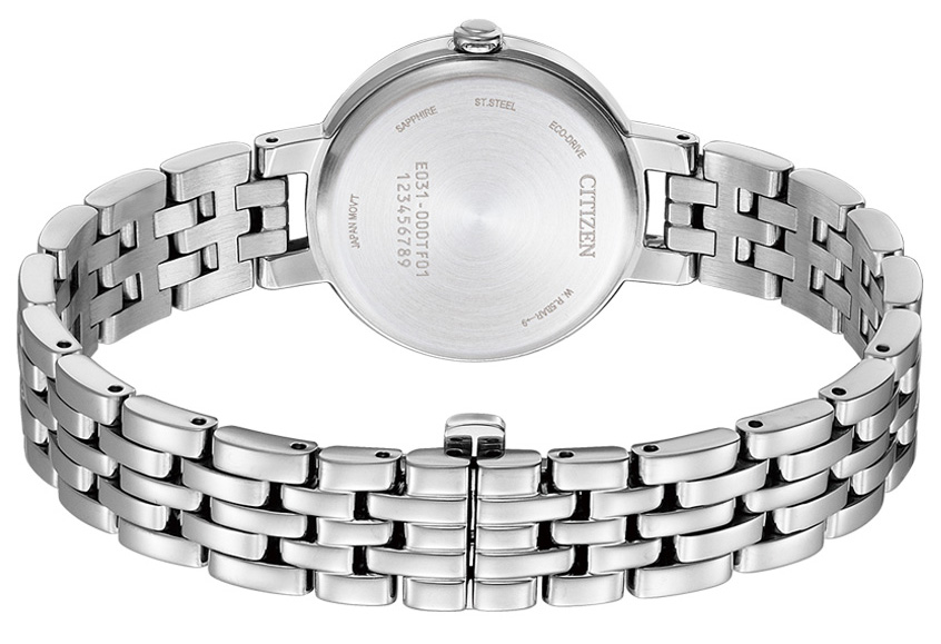 Đồng Hồ Nữ Citizen Eco-Drive Dây Thép Không Gỉ EM0990-81L - Mặt Xanh (Sapphire)