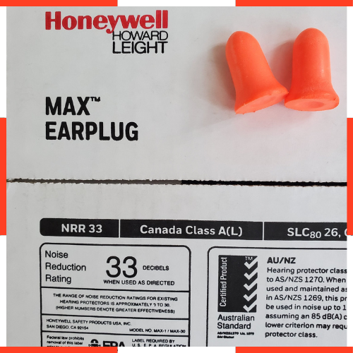 Combo 10 cặp nút tai chống ồn cao cấp Honeywell Max 1 - Nút bịt tai chống ồn khi đi ngủ, ôn thi, đi máy bay, công trình, xưởng in