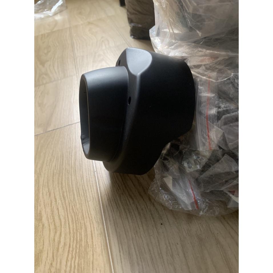 Chụp đích pô xe exciter 150 mẫu mới màu đen nhám