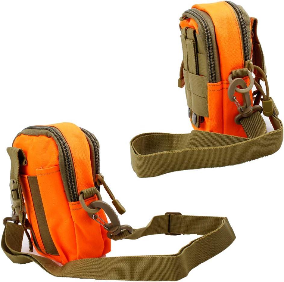 Thắt lưng túi chiến thuật, túi nylon túi tiện ích điện thoại di động cho thể thao thể thao đi bộ đường dài -Air - Orange với dây đeo