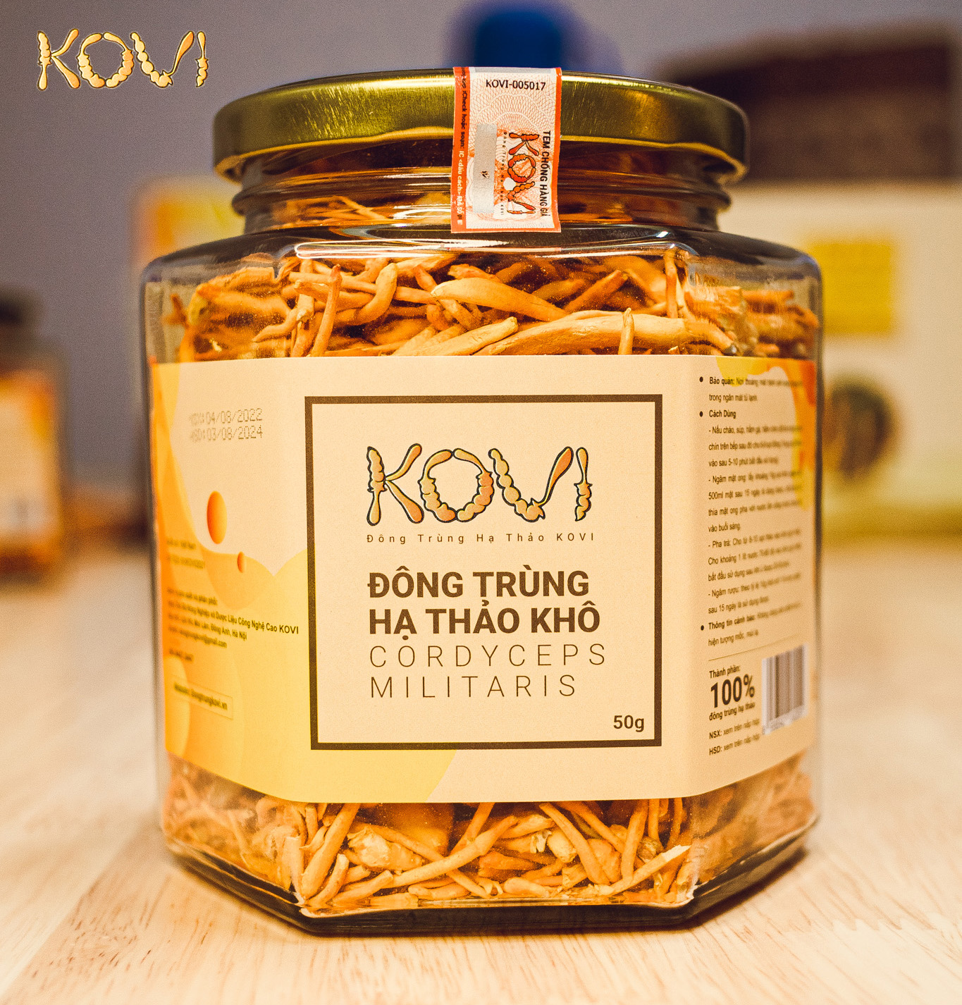 Đông trùng hạ thảo khô loại 2 50g sấy thăng hoa