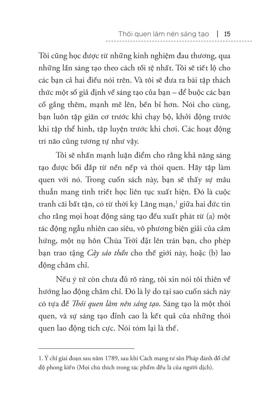 Thói Quen Làm Nên Sáng Tạo