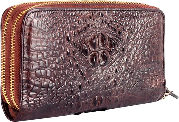 Ví Nữ Huy Hoàng HT3262 (22 x 11 cm) - Nâu Đất