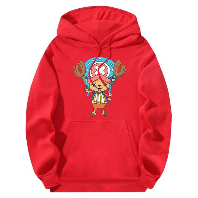 Áo Hoodie in hình Tony Chopper One Piece áo thu đồng nỉ dài tay