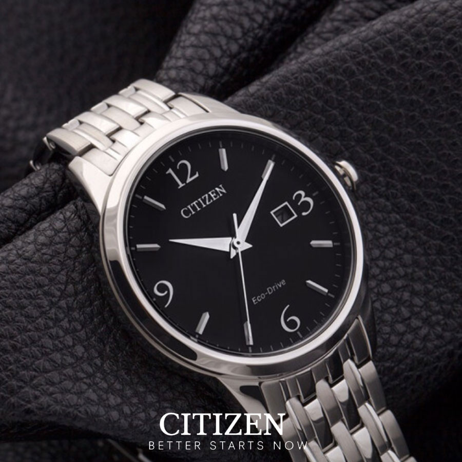 Đồng Hồ Nữ Citizen Dây Thép Không Gỉ EW2230-56E - Mặt Đen (Sapphire)