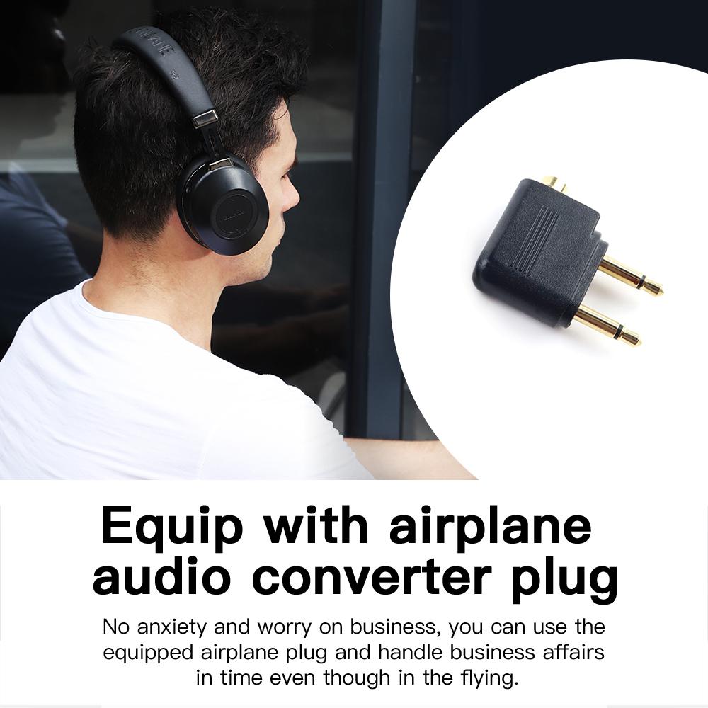 Tai nghe Bluetooth Bluedio H2 tự động giảm tiếng ồn với điều khiển cảm ứng hỗ trợ nhận dạng khuôn mặt Micro SD