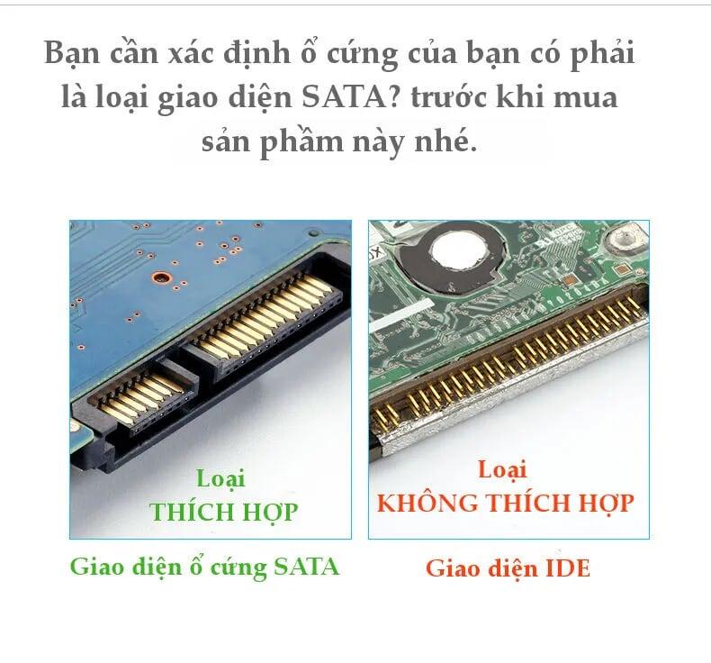 Ugreen UG30848US221TK 30CM dây tích hợp màu Đen Hộp đựng ổ cứng 2.5inch chuẩn SATA - HÀNG CHÍNH HÃNG